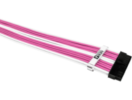 Кабели за компоненти 1stPlayer комплект удължителни кабели Custom Modding Cable Kit Pink/White