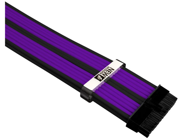 Кабели за компоненти 1stPlayer комплект удължителни кабели Custom Modding Cable Kit Black/Violet