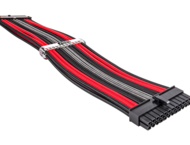 Кабели за компоненти 1stPlayer комплект удължителни кабели Custom Modding Cable Kit Black/Red/Gray