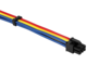Кабели за компоненти 1stPlayer комплект удължителни кабели Custom Modding Cable Kit Rainbow