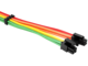 Кабели за компоненти 1stPlayer комплект удължителни кабели Custom Modding Cable Kit Rainbow