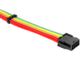 Кабели за компоненти 1stPlayer комплект удължителни кабели Custom Modding Cable Kit Rainbow