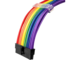 Кабели за компоненти 1stPlayer комплект удължителни кабели Custom Modding Cable Kit Rainbow