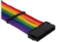 Кабели за компоненти 1stPlayer комплект удължителни кабели Custom Modding Cable Kit Rainbow