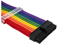 Кабели за компоненти 1stPlayer комплект удължителни кабели Custom Modding Cable Kit Rainbow
