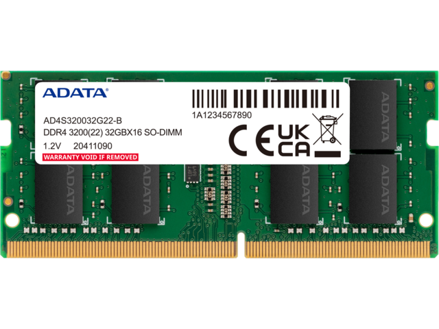 Оперативна памет 32GB DDR4 3200 MT/s ADATA Premier SO-DIMM Memory Module