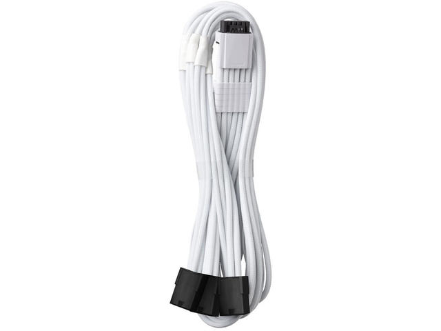 Кабели за компоненти CableMod PRO ModMesh 12VHPWR към 3x8Pin PCI-E White