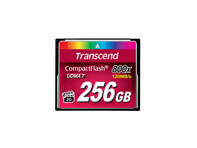 Карти памет Transcend 256GB CompactFlash Class 10