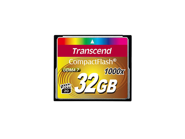 Карти памет 32GB CompactFlash Transcend Class 10