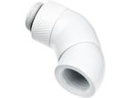 Фитинги Alphacool Eiszapfen Angle Adapter double-45° rotatable G1/4 outer thread to G1/4 inner thread - White