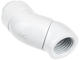 Фитинги Alphacool Eiszapfen Angle Adapter double-45° rotatable G1/4 outer thread to G1/4 inner thread - White