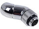 Фитинги Alphacool Eiszapfen Angle Adapter double-45° rotatable G1/4 outer thread to G1/4 inner thread - Chrome