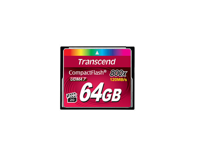 Карти памет Transcend 64GB CF Card (800x)