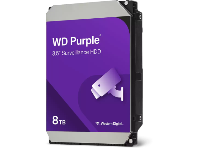 Твърди дискове 8TB 5640rpm Western Digital Purple Surveillance
