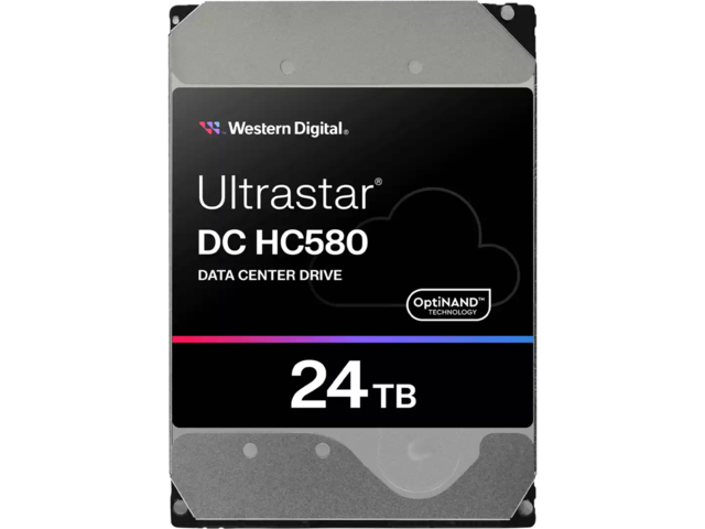 Твърди дискове 24TB 7200rpm Western Digital Ultrastar DC HC580