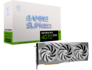 Видео карти MSI GeForce RTX 4070 SUPER 12GB GAMING SLIM WHITE