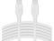 Кабели и Адаптери Belkin BOOST CHARGE Flex Silicone cable USB-C to USB-C 2.0 - 3M - White