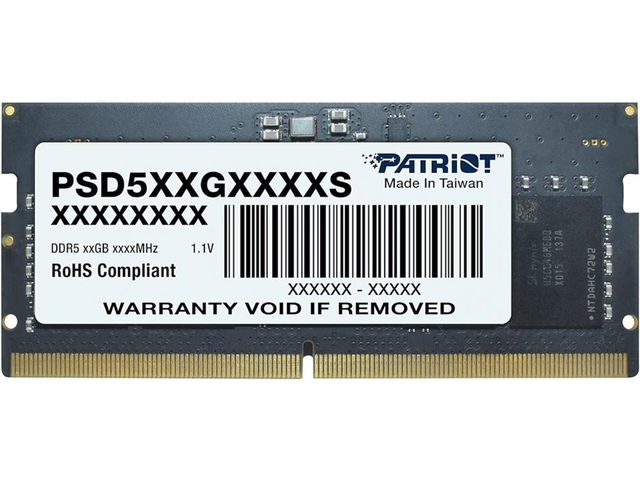 Оперативна памет 32GB DDR5 5600 MT/s Patriot Signature Line SODIMM
