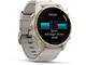 Смарт часовници Garmin fēnix® 8 - 43 мм, Sapphire - Soft Gold с Limestone кожена каишка