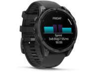 Смарт часовници Garmin fēnix® 8 – 47 mm, AMOLED  Slate Gray with Black Silicone Band