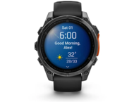 Смарт часовници Garmin fēnix® 8 – 47 mm, AMOLED  Slate Gray with Black Silicone Band