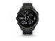 Смарт часовници Garmin fēnix® 8 – 47 mm, AMOLED Sapphire - Carbon Gray DLC Titanium с Black/Pebble Gray силиконова каишка