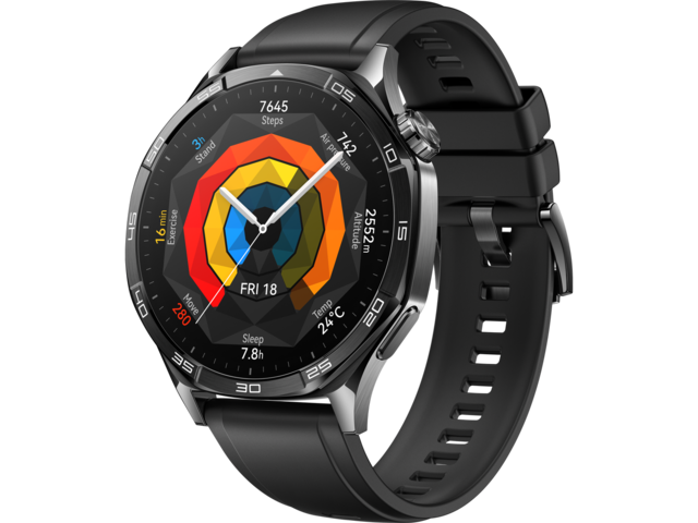 Смарт часовници Huawei Watch GT5 46мм Vili-B19F, Black Rubber