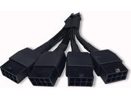 Кабели за компоненти Makki преходник Cable Adapter 4xPCI-E 8pin към PCI-E Gen5 12pin 12VHPWR