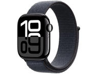 Смарт часовници Apple Watch S10 GPS 42mm Jet Black Alu Case with Ink Sport Loop