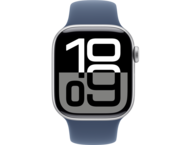 Смарт часовници Apple Watch S10 GPS 42mm Silver Alu Case with Denim Sport Band - M/L