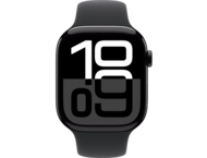 Смарт часовници Apple Watch S10 GPS 46mm Jet Black Alu Case with Black Sport Band - M/L