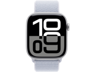 Смарт часовници Apple Watch S10 GPS + Cellular 46mm Silver Alu Case with Blue Cloud Sport Loop