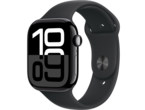 Смарт часовници Apple Watch S10 GPS + Cellular 46mm Jet Black Alu Case with Black Sport Band - M/L