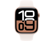 Смарт часовници Apple Watch S10 GPS + Cellular 46mm Rose Gold Alu Case with Light Blush Sport Band - S/M