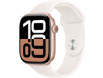Смарт часовници Apple Watch S10 GPS + Cellular 46mm Rose Gold Alu Case with Light Blush Sport Band - S/M