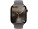 Смарт часовници Apple Watch S10 GPS + Cellular 46mm Natural Titanium Case with Stone Grey Sport Band - S/M