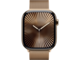 Смарт часовници Apple Watch S10 GPS + Cellular 46mm Gold Titanium Case with Gold Milanese Loop - S/M
