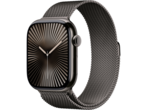 Смарт часовници Apple Watch S10 GPS + Cellular 46mm Slate Titanium Case with Slate Milanese Loop - S/M