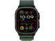 Смарт часовници Apple Watch Ultra2 (2024) GPS + Cellular 49mm Black Titanium Case with Dark Green Alpine Loop - Medium