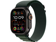 Смарт часовници Apple Watch Ultra2 (2024) GPS + Cellular 49mm Black Titanium Case with Dark Green Alpine Loop - Large