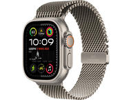 Смарт часовници Apple Watch Ultra2 (2024) GPS + Cellular 49mm Natural Titanium Case with Natural Titanium Milanese Loop - M