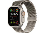 Смарт часовници Apple Watch Ultra2 (2024) GPS + Cellular 49mm Natural Titanium Case with Natural Titanium Milanese Loop - L