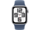 Смарт часовници Apple Watch SE2 (2024) GPS 40mm Silver Alu Case with Denim Sport Band - M/L