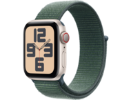 Смарт часовници Apple Watch SE2 (2024) GPS + Cellular 40mm Starlight Alu Case with Lake Green Sport Loop