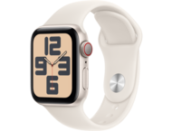 Смарт часовници Apple Watch SE2 (2024) GPS + Cellular 40mm Starlight Alu Case with Starlight Sport Band - S/M