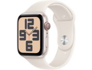 Смарт часовници Apple Watch SE2 (2024) GPS + Cellular 44mm Starlight Alu Case with Starlight Sport Band - M/L