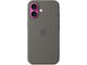 Калъфи Apple iPhone 16 Silicone Case with MagSafe - Stone Gray