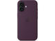 Калъфи Apple iPhone 16 Silicone Case with MagSafe - Plum