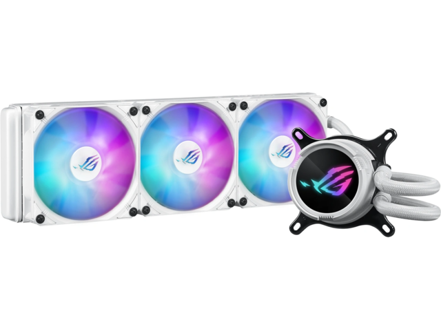 Охладители ASUS ROG Strix LC III 360 ARGB LCD White Edition