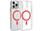 Калъфи Dviced Magsafe iPhone 16 Pro Max clear case - Red